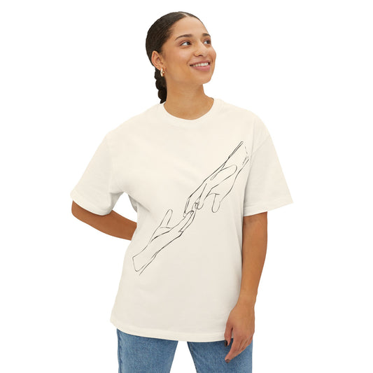 Take my hand. Oversized Tee.