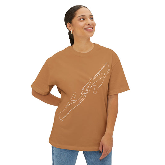 Take my hand. Oversized Tee.